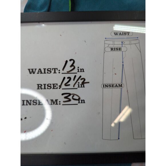 Denim & Co Vintage Embroidered Denim Jacket Pants Set Small QVC NEW - Picture 13 of 14